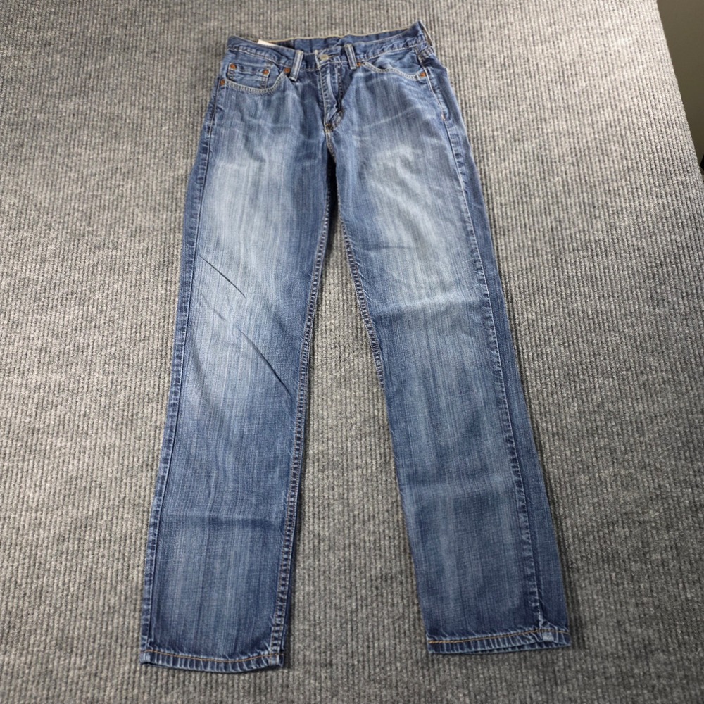 Levis 514 Straight Fit Mens Jeans Blue Medium Wash Denim W29 L32 (Actual 29x29)
